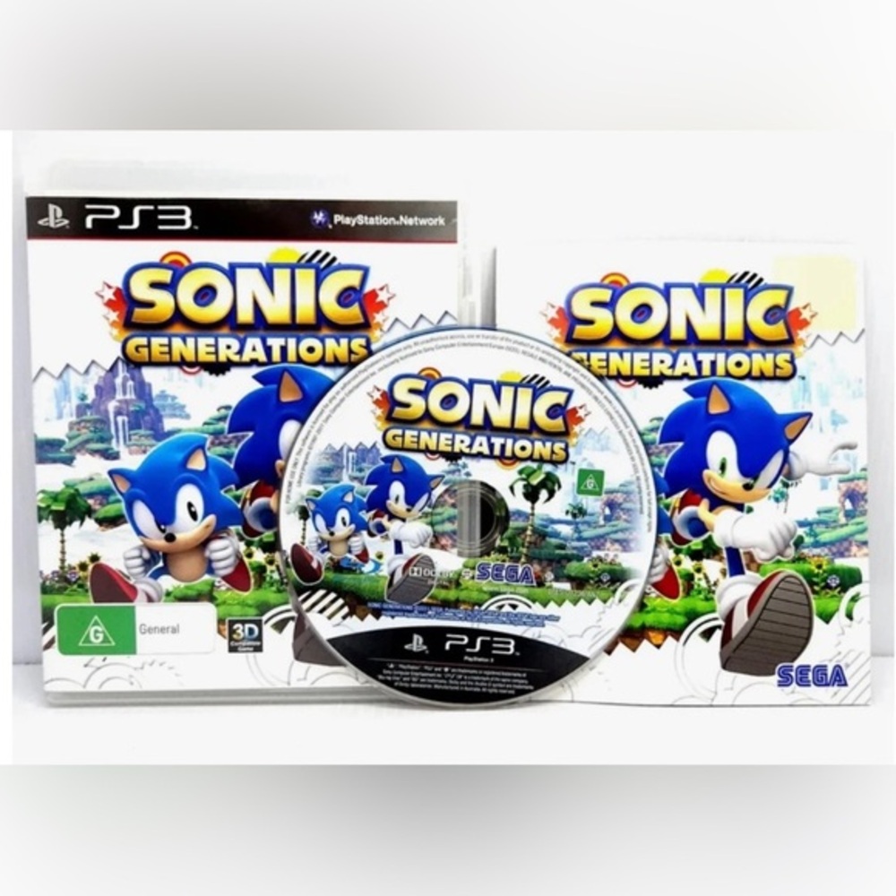 Sony PS3 Game “Sonic Generations” 
Sonic the Hedgehog ~ Sega 🤩
BRAND NEW